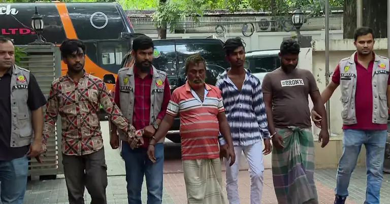 গ্রেপ্তার হওয়া চারজন